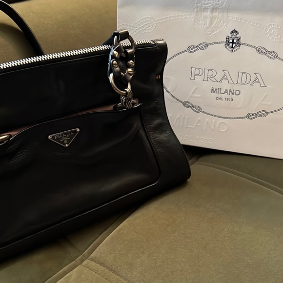Prada Leather Handbag - Picture 1 of 8